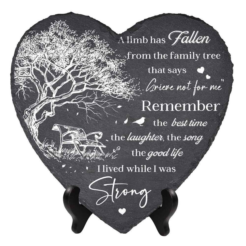 1284 A Limb Has Fallen Plaque, Memorial Garden Stones in Memory of Loved